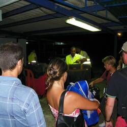 Gepackausgabe wieder zurück in Havanna