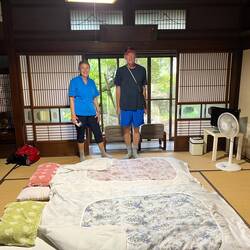 Bedroom at ancient inn