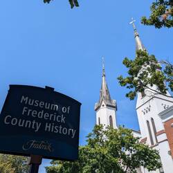 Old Church right opposite from the Museum of Frederick County History