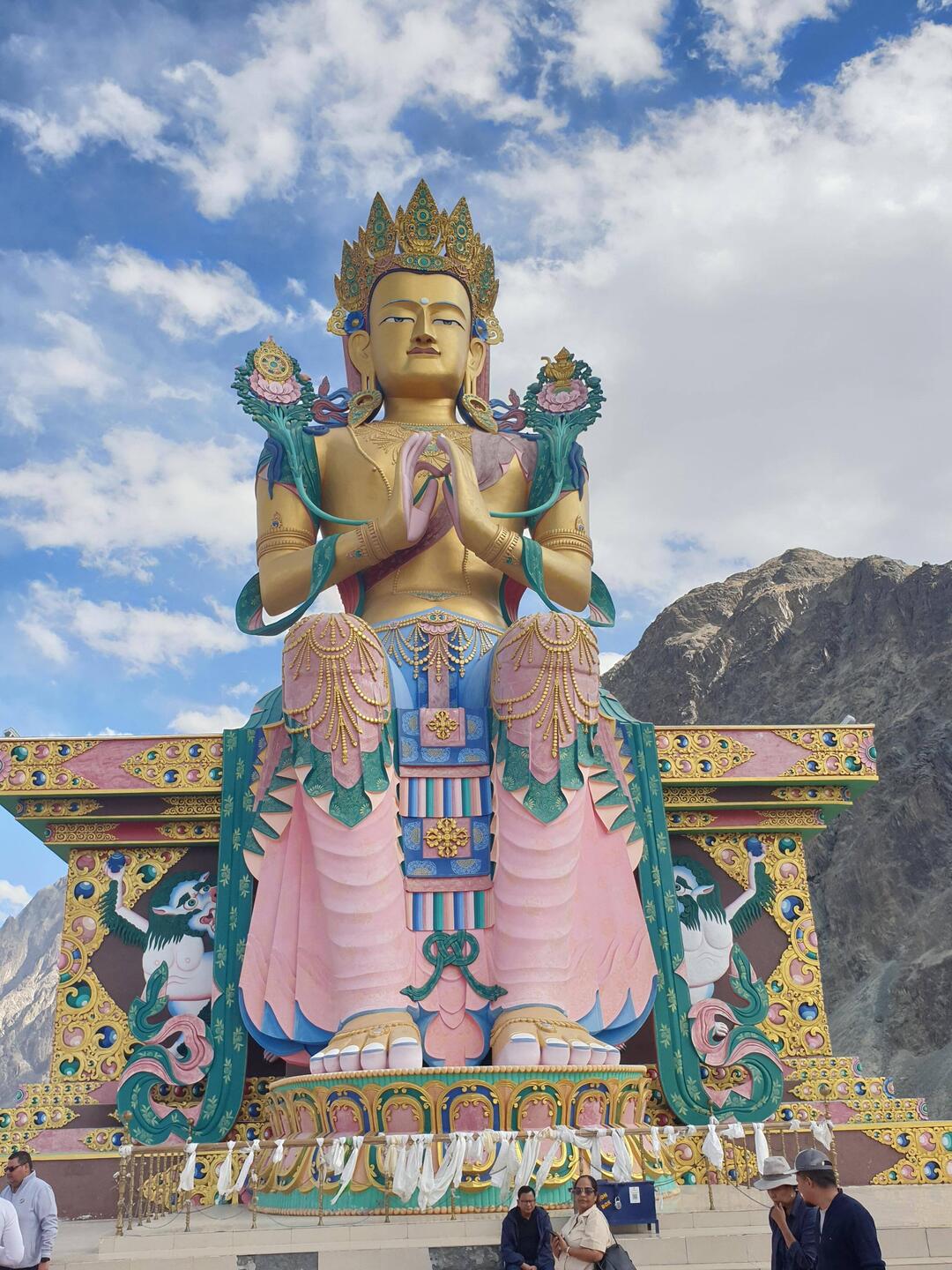 Maitreya - Future Buddha, 32m tall statue