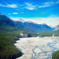 Drohnenaufnahme. Leider nur vom Laptop abfotografiert, da Internet zu schlecht