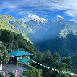 Annapurna south viewed from Chomrong