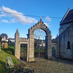 The church in Graiguenamanagh was old and very interesting.