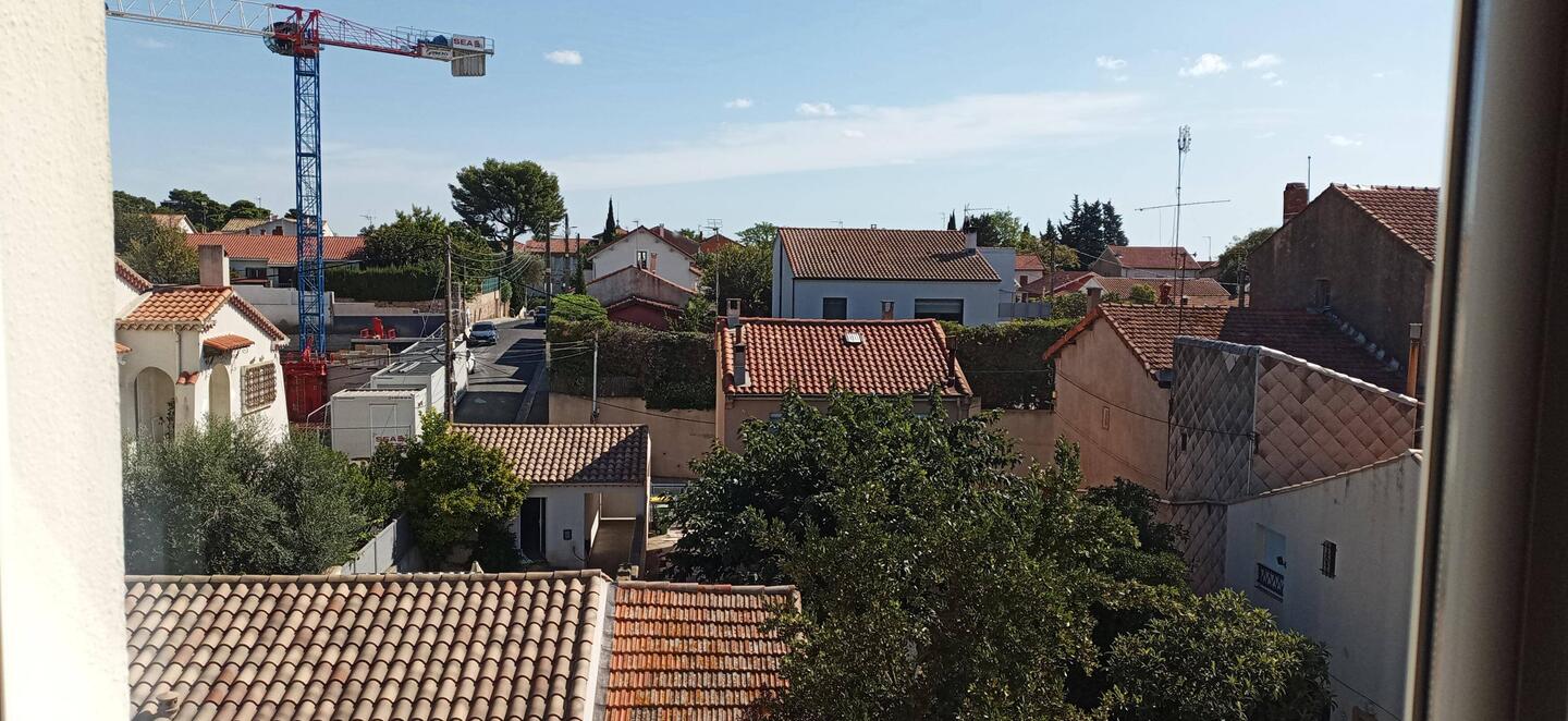 Blick aus der Wohnung nach Südost