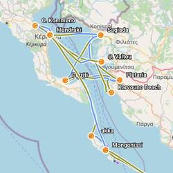 Der 2. Teil (nördlichere) unseres Törns
