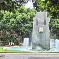 Springbrunnen im Park