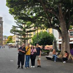 Fußgängerzone mit Cathy & Abraham in La Laguna