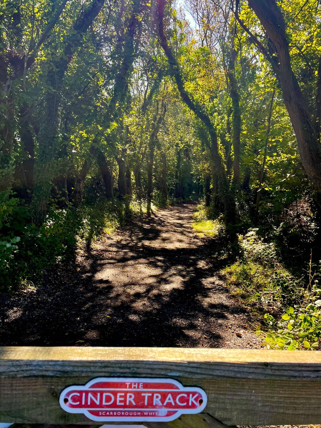 statt Cleveland Way heute "The Cinder Track"