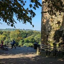 Part of the ruined castle