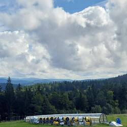 Die Schneekanonen stehen schon bereit!