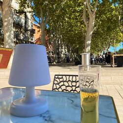 Paused for drinks & dinner in Narbonne