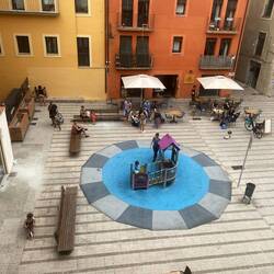 Seen from our window in the late afternoon