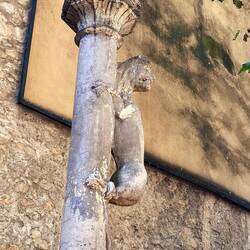 Lioness beside the Basilica de Sant Felix - you're supposed to kiss its "ass" for good luck