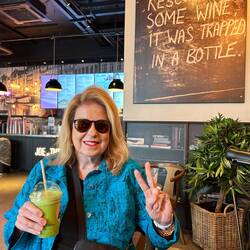 What's better? Finding green juice or the sign?