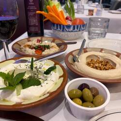 Lebanese Dinner (London is truly the world).