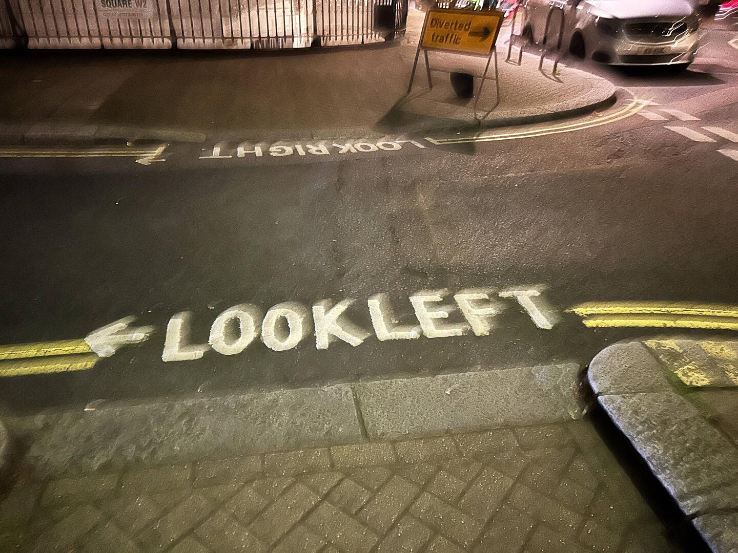 Look Left! Look Left! Or you die.