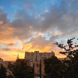 Sonnenaufgang in Amman