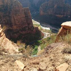 Blick vom Lookout nach unten ins Tal