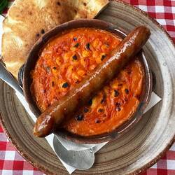 Bill's Balkan beanie weenies