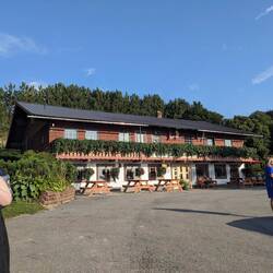 Rehearsal dinner at a Bavarian Restaurant in the middle of nowhere