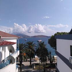 Blick vom Balkon
