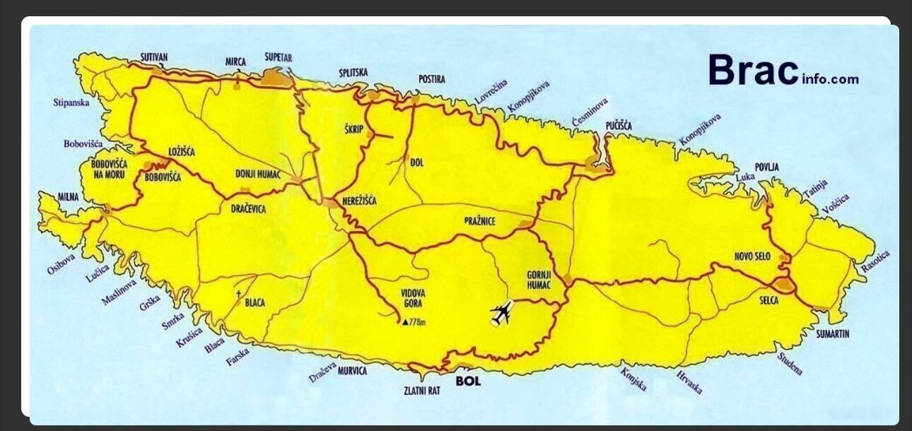 The island of Brac