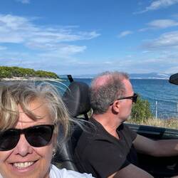 Our convertible for the day