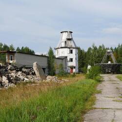 Das zerstörte kleine Teleskop