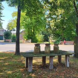 Noch eine Stärkung, bevor es nach Mecklenburg-Vorpommern geht.