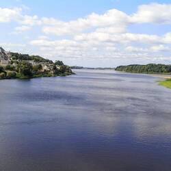Der Zusammenfluss von Loire und Viene