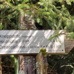 Jetzt noch knapp 10 km bis zum Ziel!