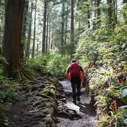Wanderung zum second beach.