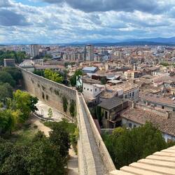 Another view of the path along the wall