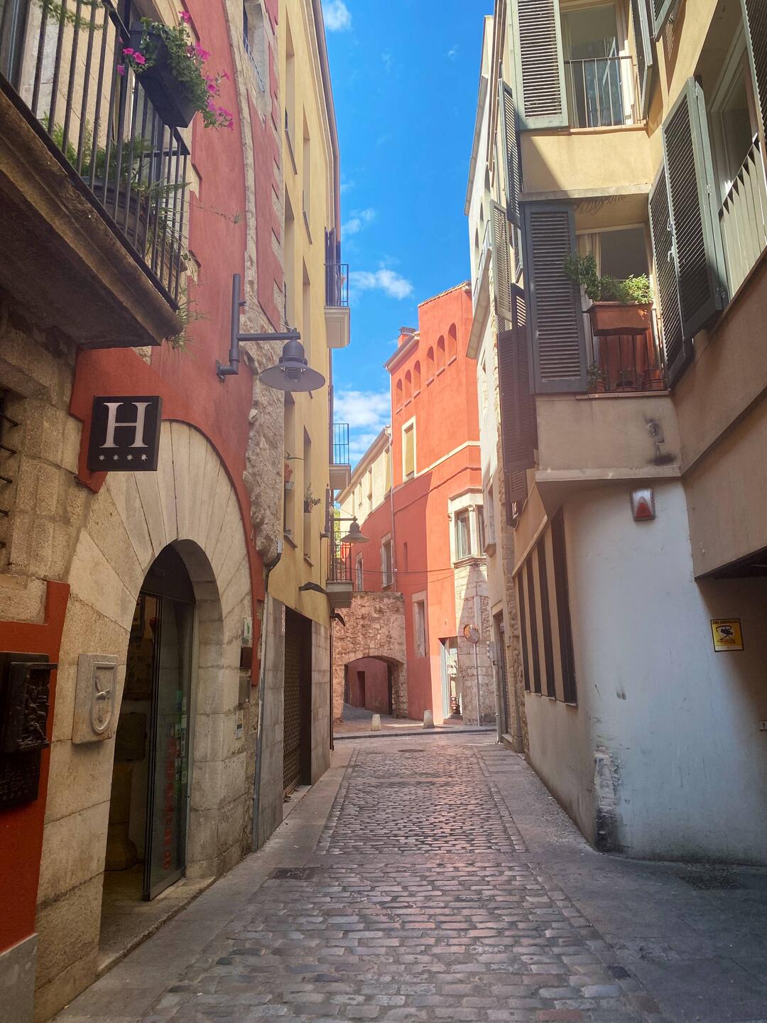 Street around the corner from our place