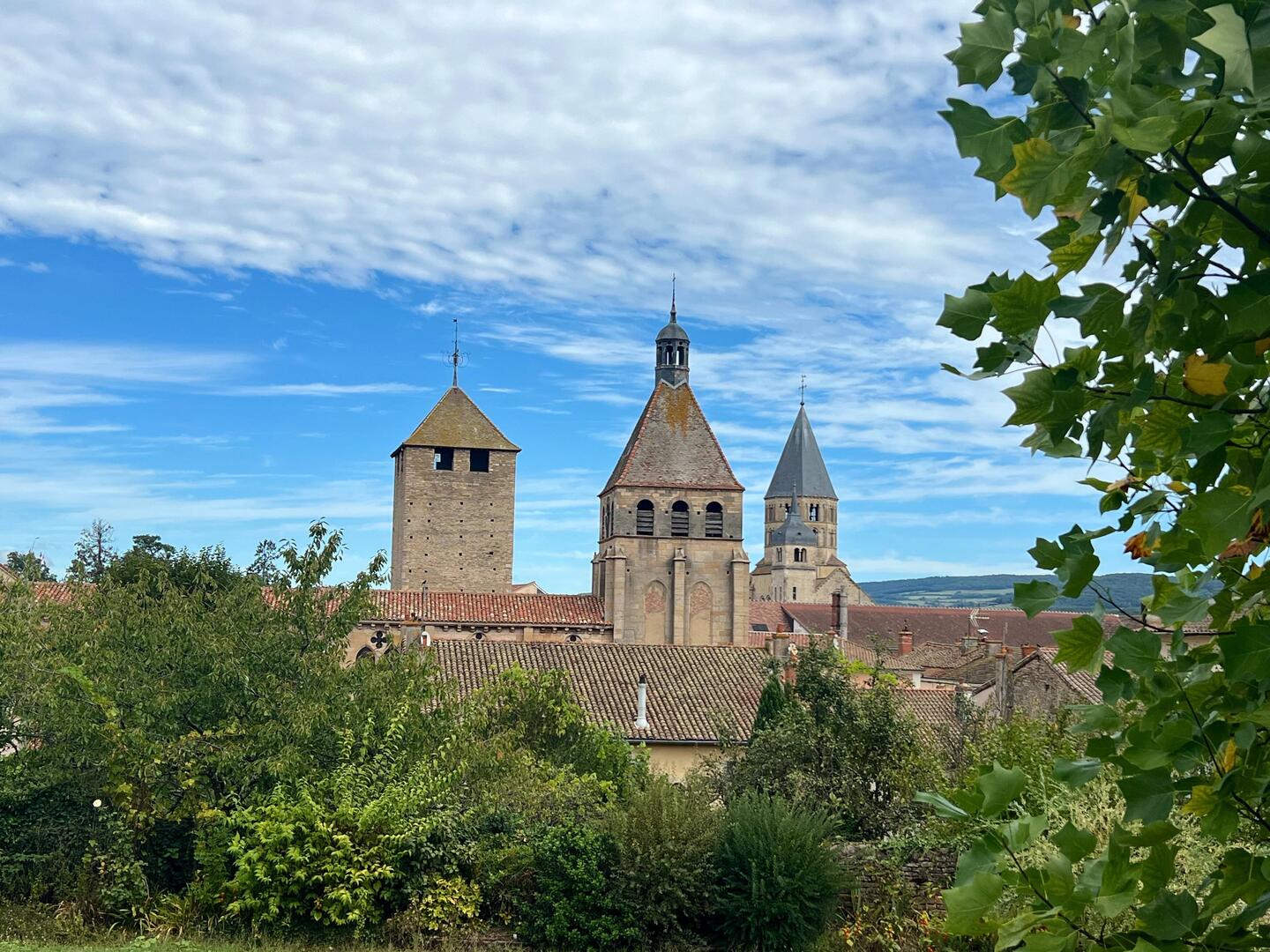 The rebuilt abbey