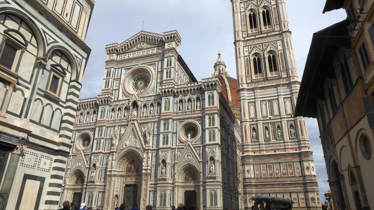 Der Dom Santa Maria del Fiore mit der berühmten Kuppel.