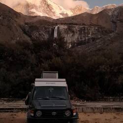 Übernachtung auf knapp 4100m