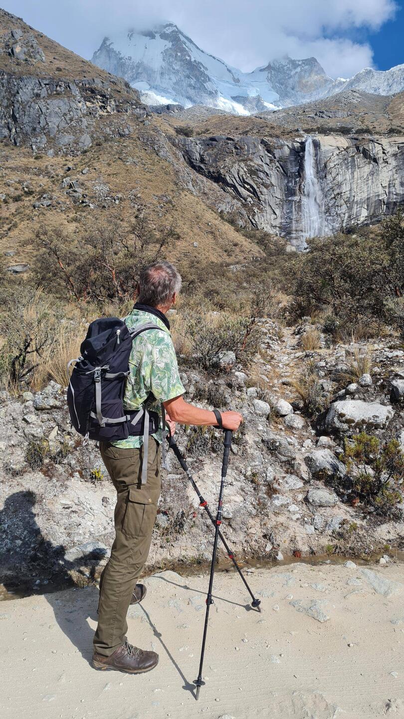 Wanderung am Abend auf 4200m Höhe
