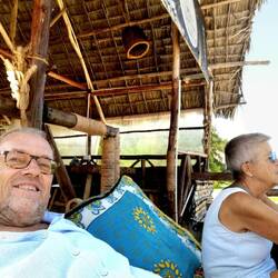 Chillen in einer Beachkneipe
