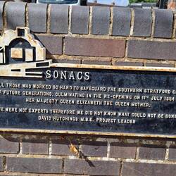We loved the saying at the bottom of this plaque