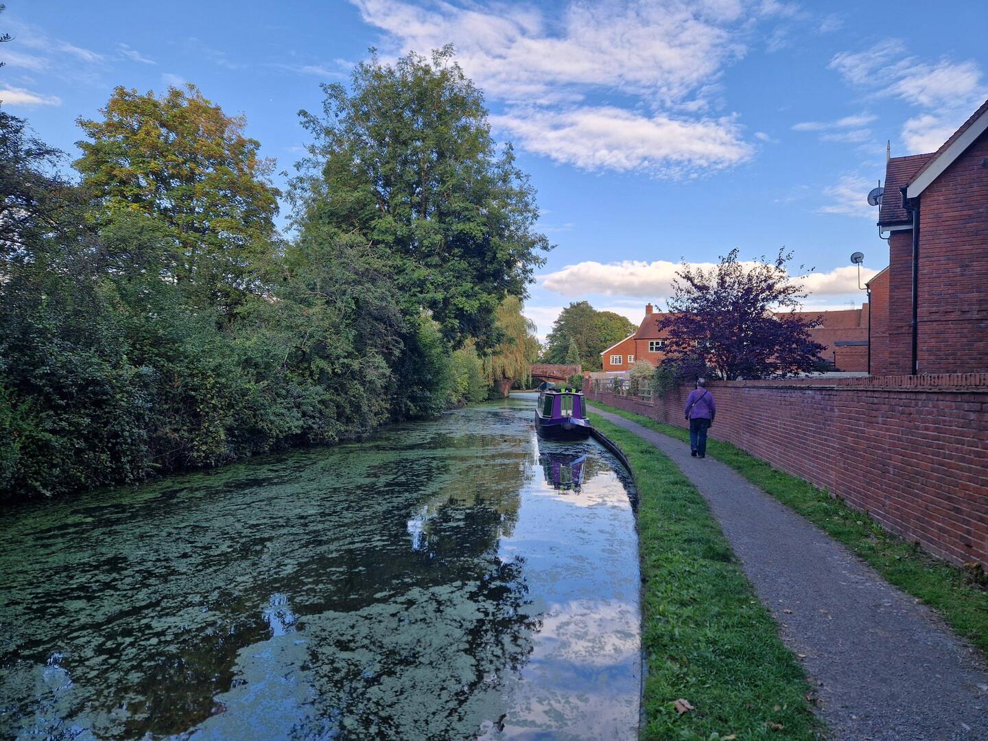 Mooring between locks 15 and 14