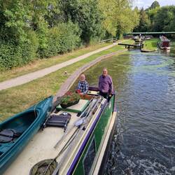 Entering the 2nd lock of the day