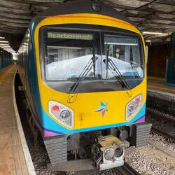 mit dem TransPennine Express von Scarborough über York nach Manchaster