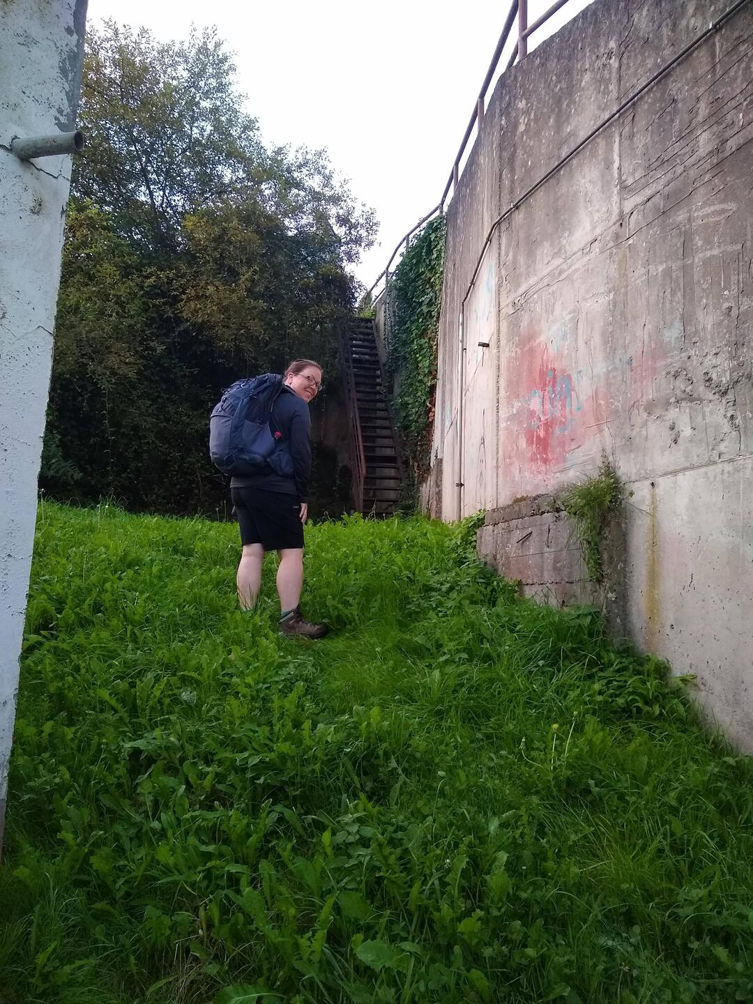 Starting the day, getting back to the route.