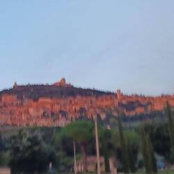 Abendstimmung auf unserem Stellplatz