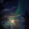 Aurora bei nicht mehr ganz Vollmond