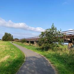 Die alter Bahnstrecker, der Darßer Eisenbahn.