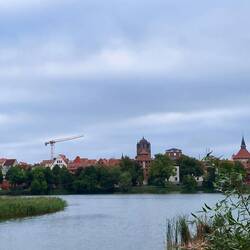 Ein letzter Blick auf Stralsund.