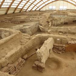 Catalhuyuk town from 6200bc