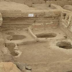 Burial pits under the living room